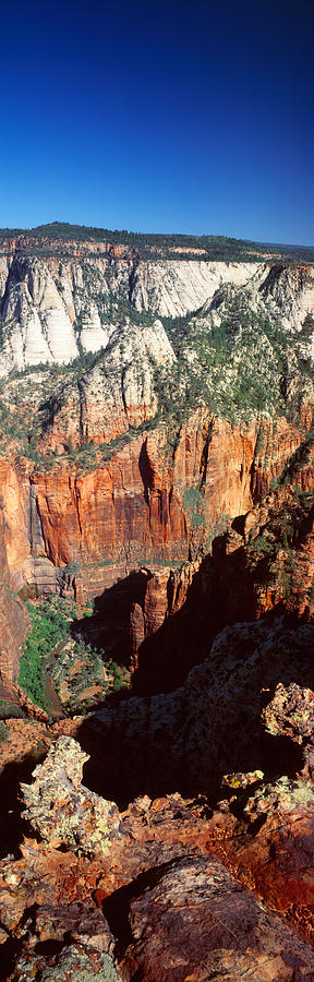 Zion National Park Photograph - End Of Road To Zion Narrows, Zion by Panoramic Images