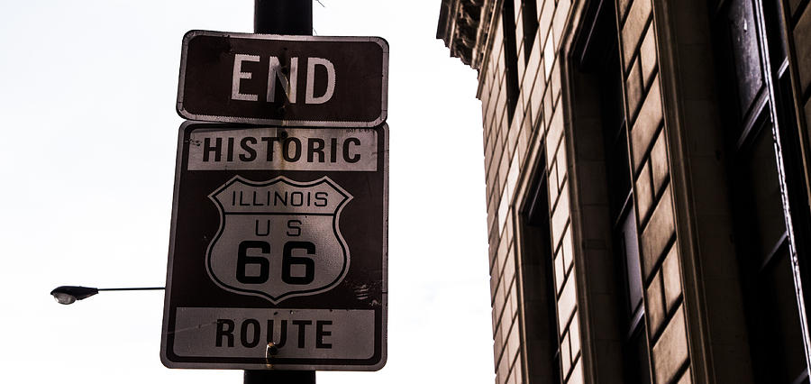 End Of Route 66 Photograph