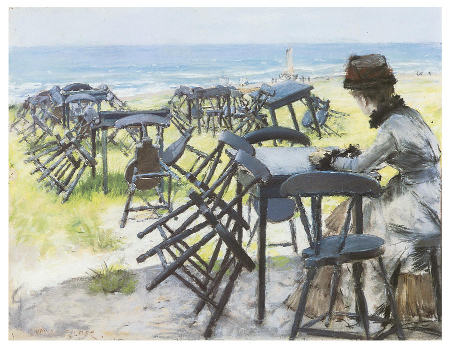 William Merritt Chase Painting - End of Season by William Merritt Chase