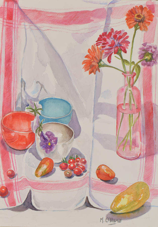 Still Life Painting - End of Summer by Marianne OHare