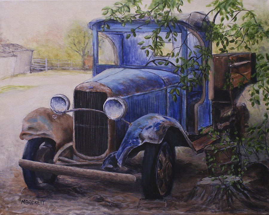 Transportation Painting - End Of The Road by Michael Beckett