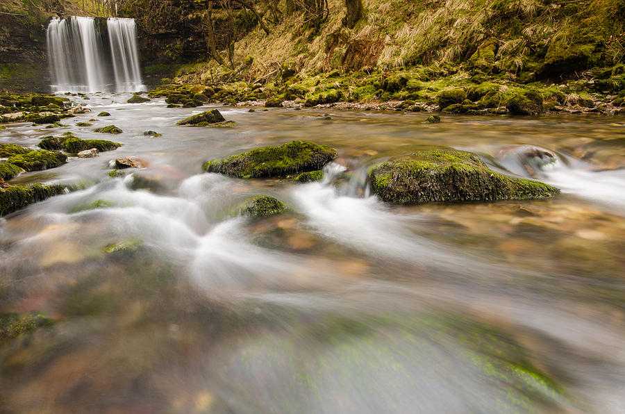 Nature Photograph - End of the road Waterfall by Mark Upfield