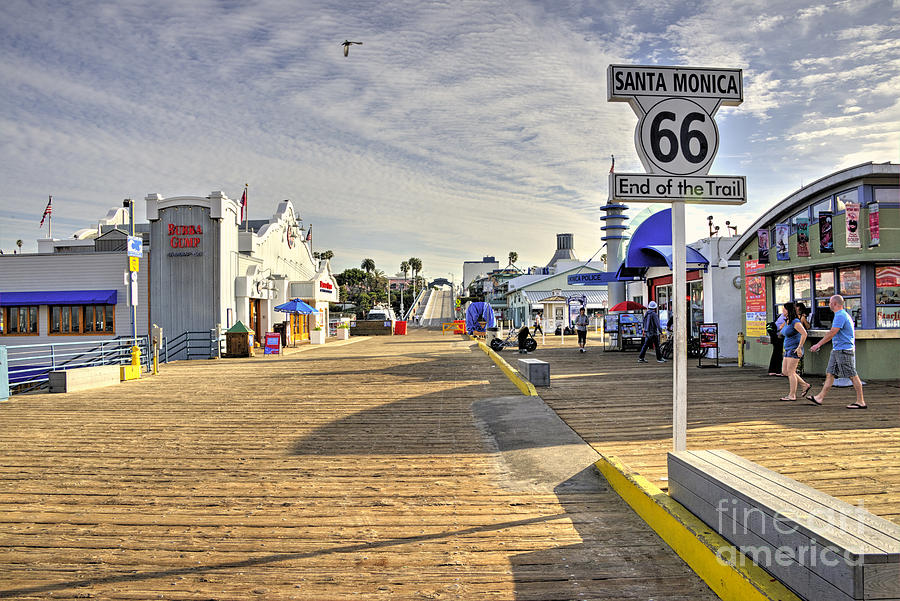 Santa Monica Photograph - End of the Trail  by Rob Hawkins