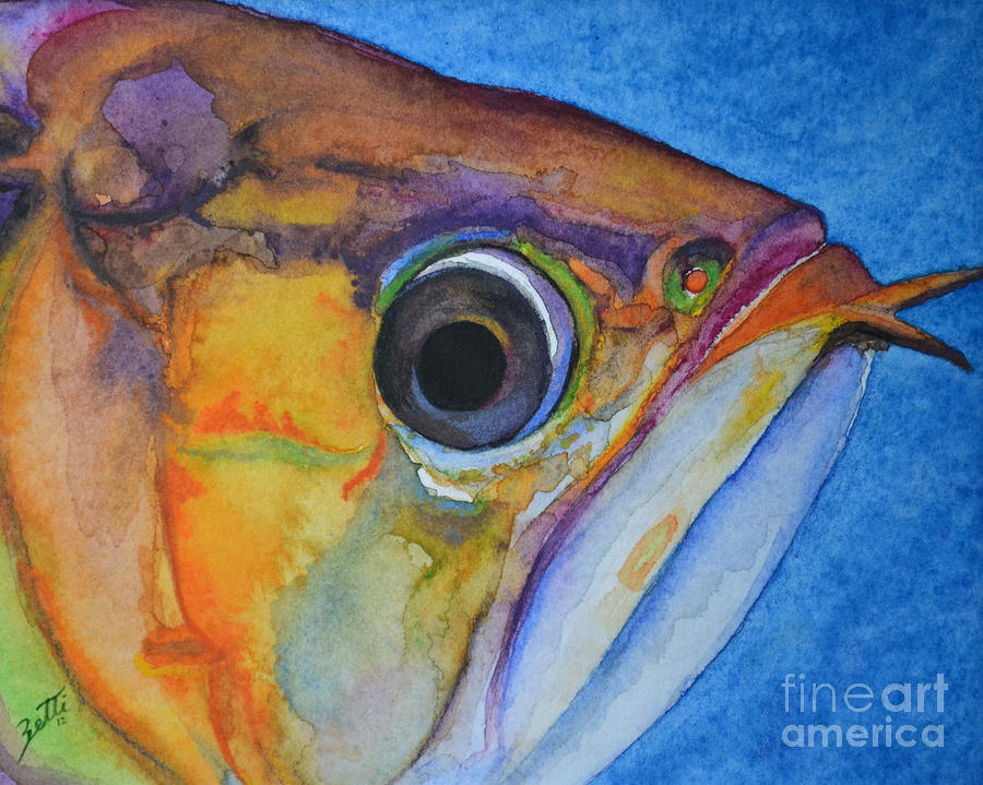 Endangered Eye III Painting by Suzette Kallen