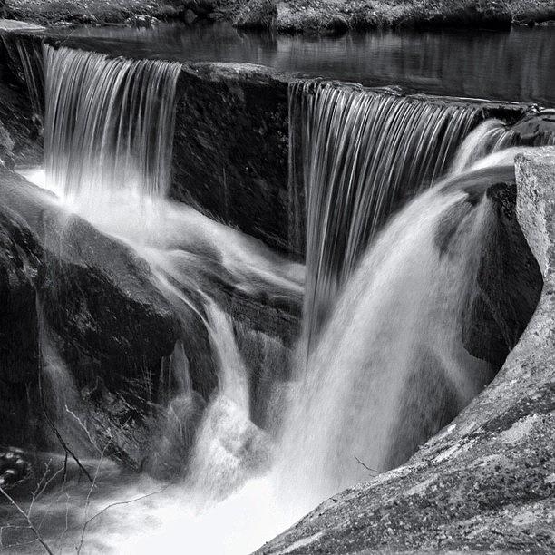 Waterfall Photograph - Ender Falls, Simsbury, Ct #iphone by Craig Szymanski