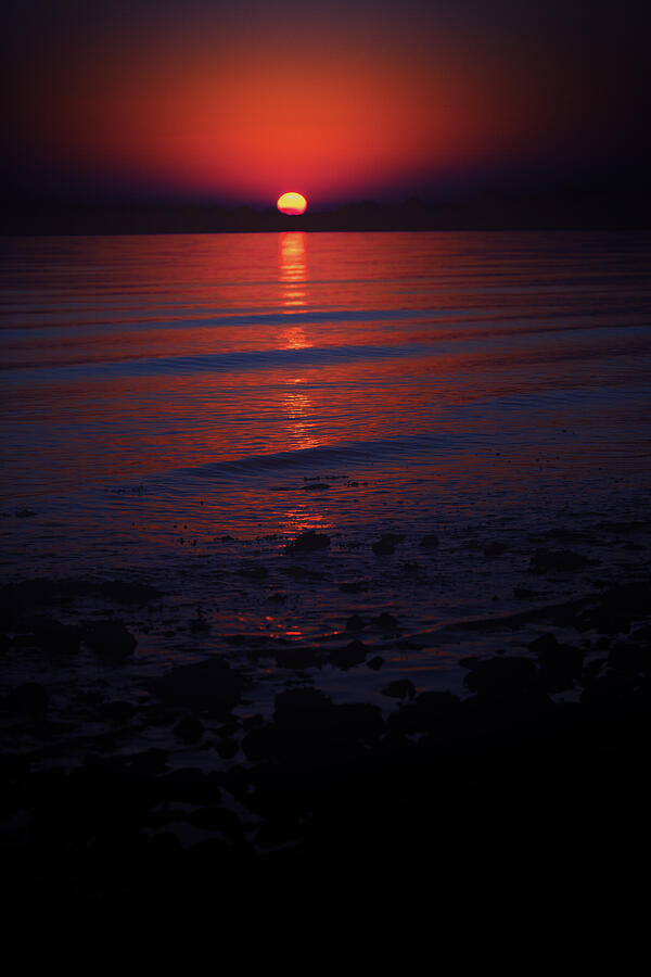 Sunset Photograph - Ending Colors by Karol Livote