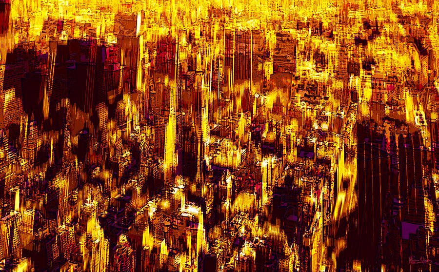 Endless City Digital Art by Matthew Lindley