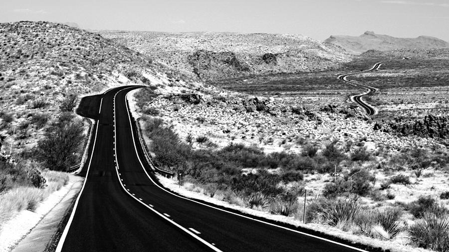 Endless Road Photograph by Daniel Woodrum