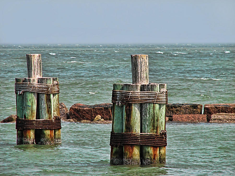 Corpus Christi Photograph - Endlessly Staring Out To Sea by Wendy J St Christopher