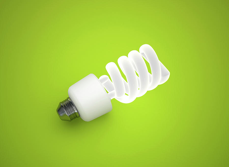Energy Saving Lightbulb Photograph by Jesper Klausen / Science Photo Library