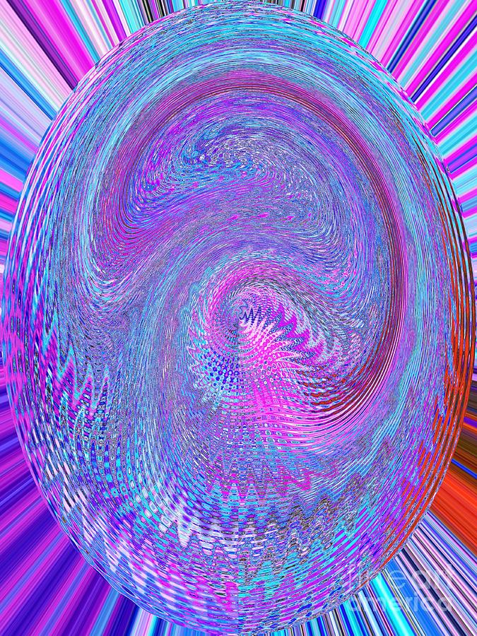 Inspirational Photograph - Energy Wave Abstract Digital Art by Robyn King