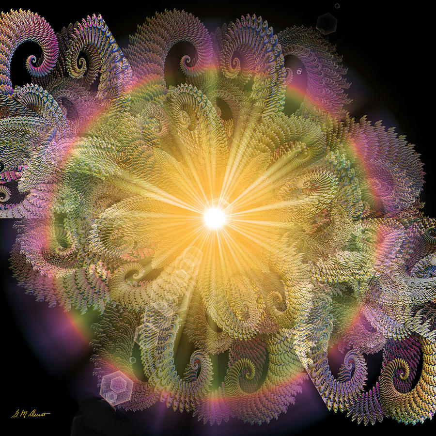 Abstract Digital Art - Engaging by Michael Durst