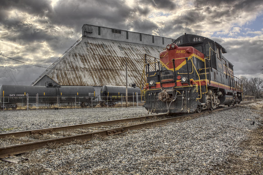 Train Photograph - Engine 414 by Jason Politte