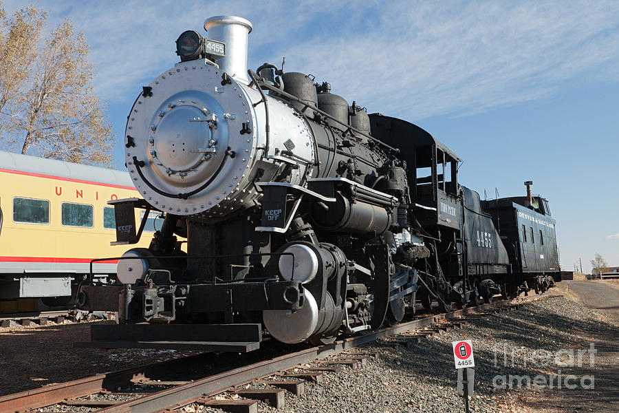 Engine 4455 in the Colorado Railroad Museum Photograph by Fred Stearns