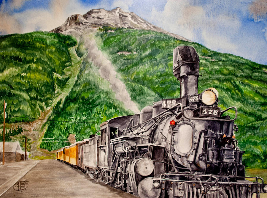 Engine 478 Painting by Jessica Tookey