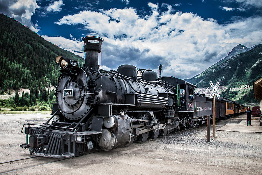 Train Photograph - Engine 481 by Jim McCain