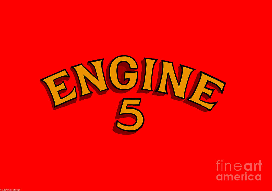 Engine 5 Photograph by Mitch Shindelbower