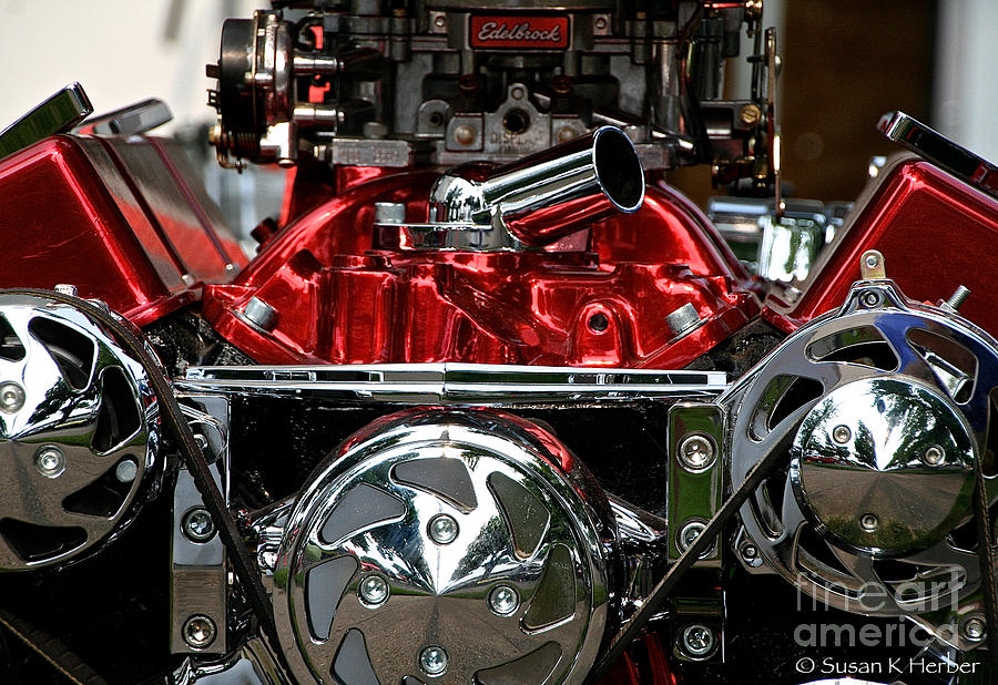 Engine Art Photograph by Susan Herber
