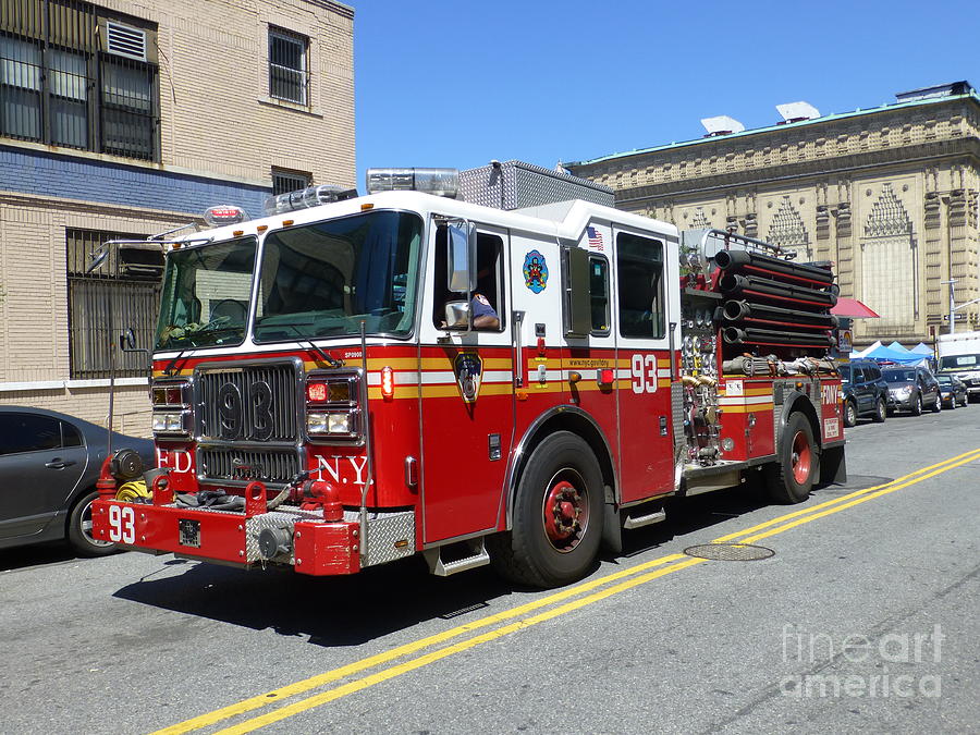 Engine Company 93 FDNY Photograph by Steven Spak