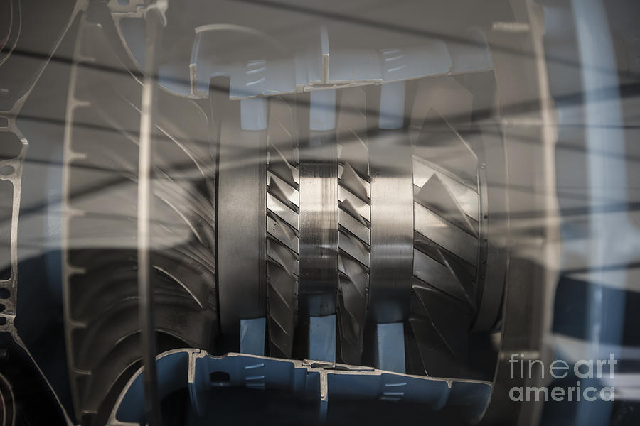 Airplane Photograph - Engine by Mats Silvan