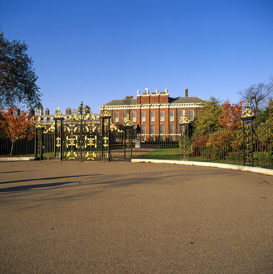 England, London, entrance gates to Kensington Palace Photograph by Andrew Holt