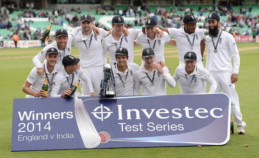 England v India: 5th Investec Test - Day Three Photograph by Gareth Copley