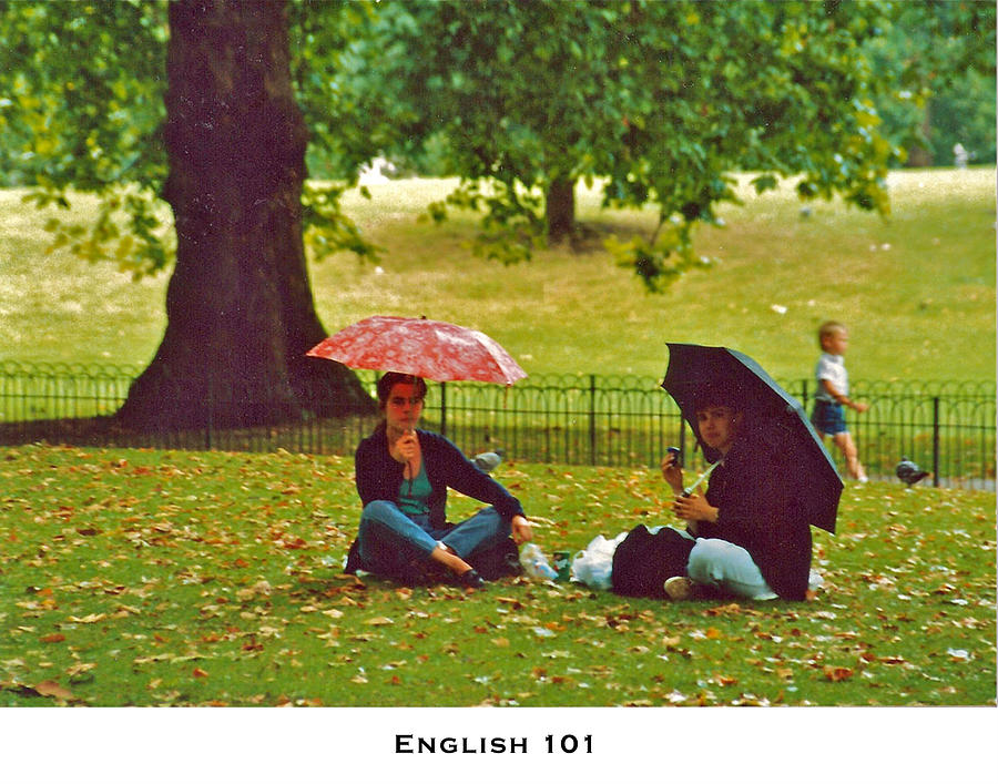 English Park Photograph - English 101 by Lorenzo Laiken