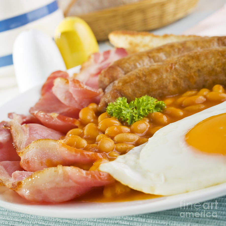 English Cooked Breakfast Photograph by Colin and Linda McKie