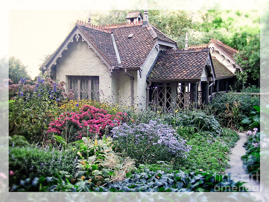 Flower Photograph - English Cottage Garden by Edward Fielding