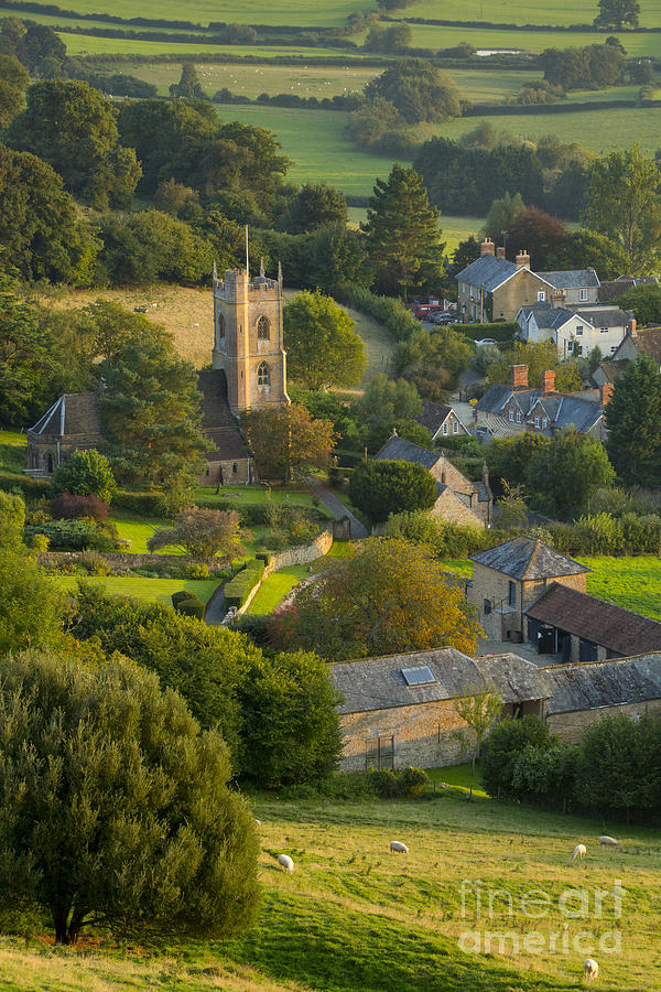 English Country Village Photograph