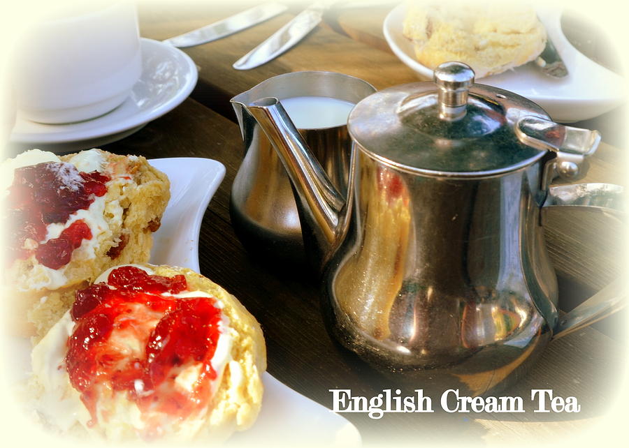 English Cream Tea Photograph by Carla Parris