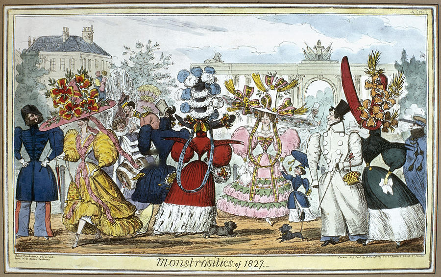 English Fashions, 1827 Painting by Granger