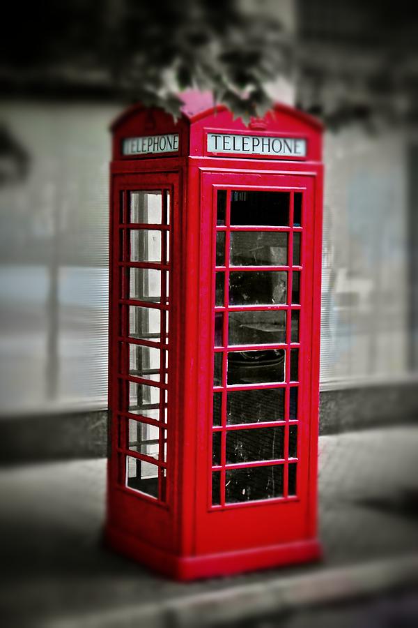 English Phone Booth 1 Photograph by Jim Albritton