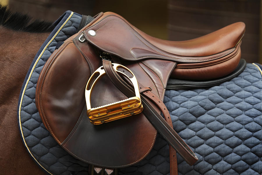 English saddle Photograph by Somogyvari English saddle Photograph by Somogyvari