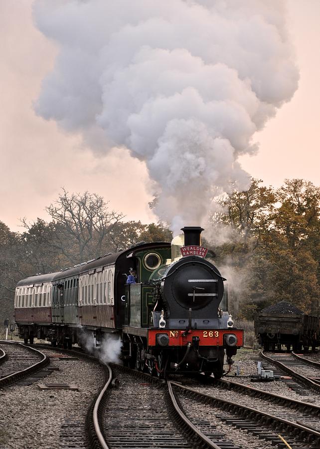English steam train Photograph by Matt MacMillan