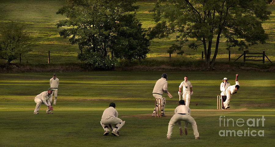 Cricket Photograph - English Village Cricket by Linsey Williams