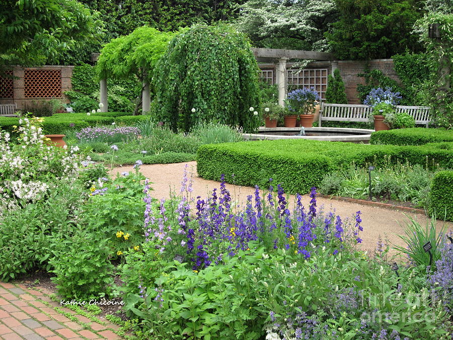 English Walled Garden Photograph by Kathie Chicoine