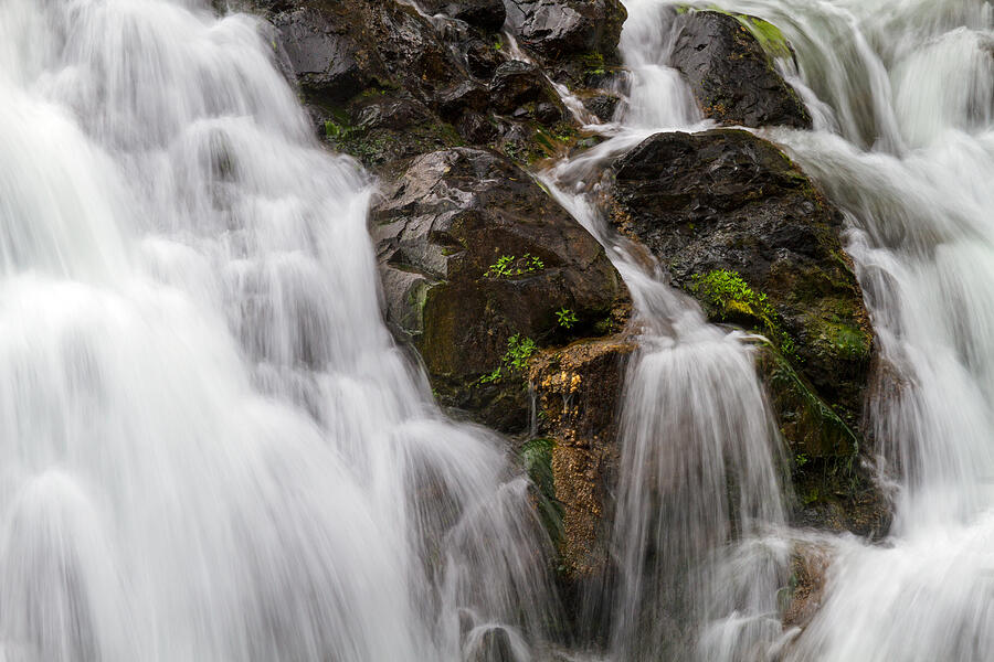 Englishman River Falls Closeup Photograph by Michael Russell