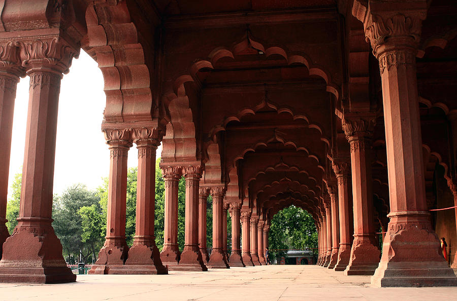 Engrailed Arches, Red Fort, New Delhi Photograph by Aidan Moran
