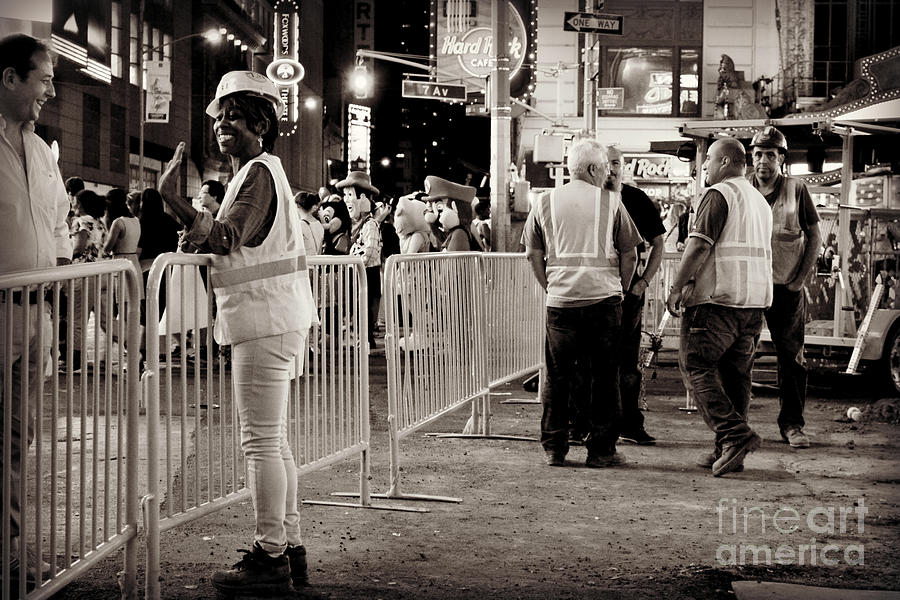 Night is for Fun - Times Square Photograph by Miriam Danar