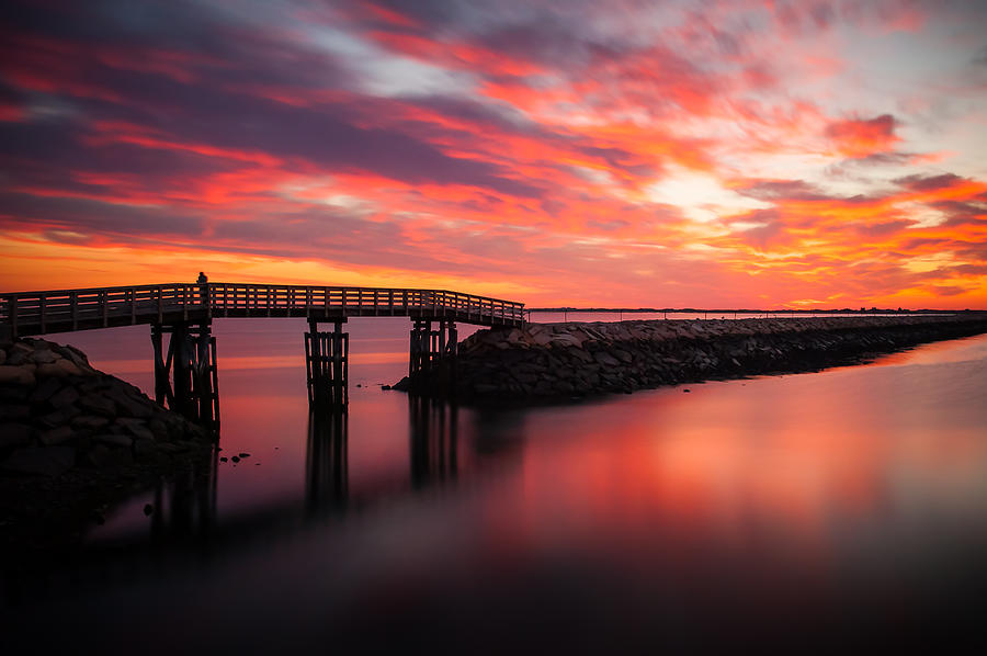 Sunrise over Plymouth Harbor Photograph by Lee Costa | Fine Art America