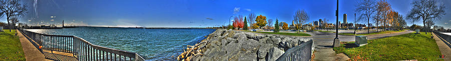 Enjoying the View at the Erie Basin Marina Photograph by Michael Frank Jr