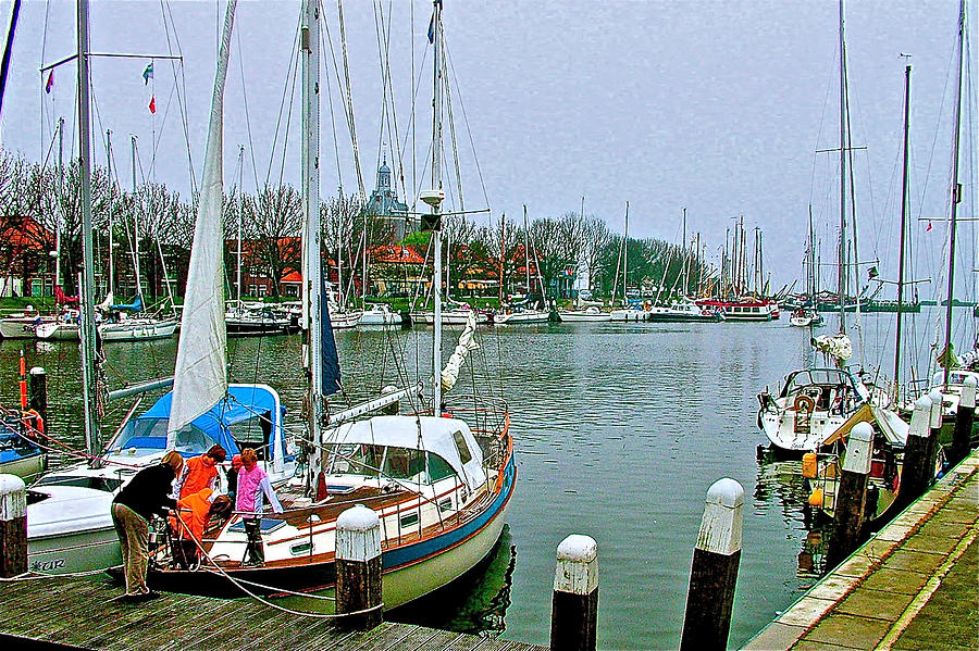 Enkhuizen Marina-Netherlands Photograph by Ruth Hager