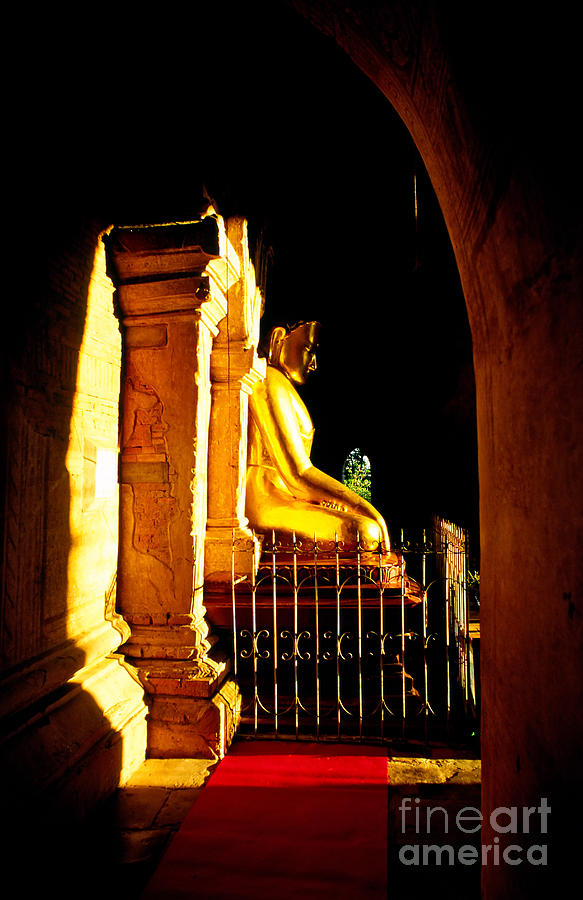 Enlightened Buddha - Myanmar Photograph by Luciano Mortula