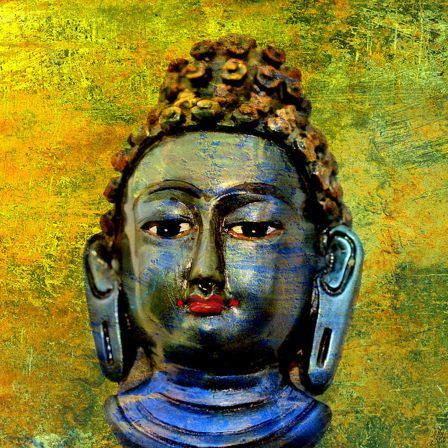 Buddha Painting - Enlightenment by Ally  White