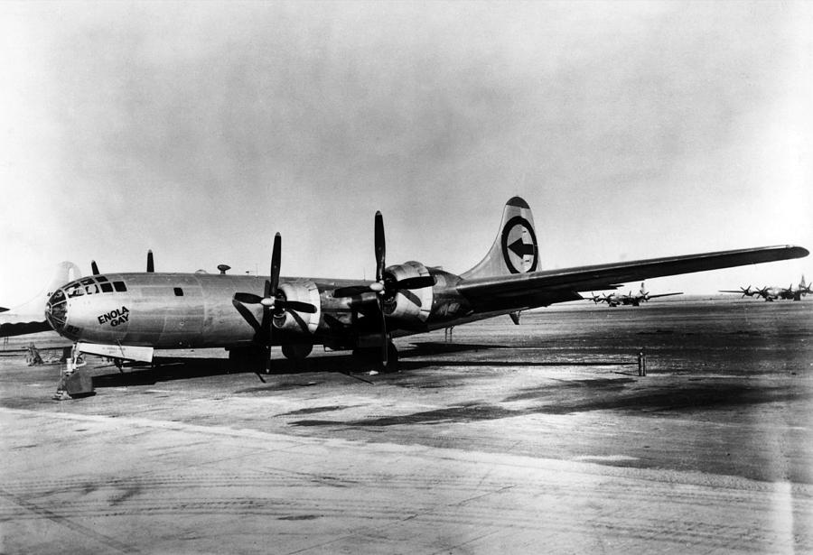 Airplane Photograph - Enola Gay, 1945 by Science Source