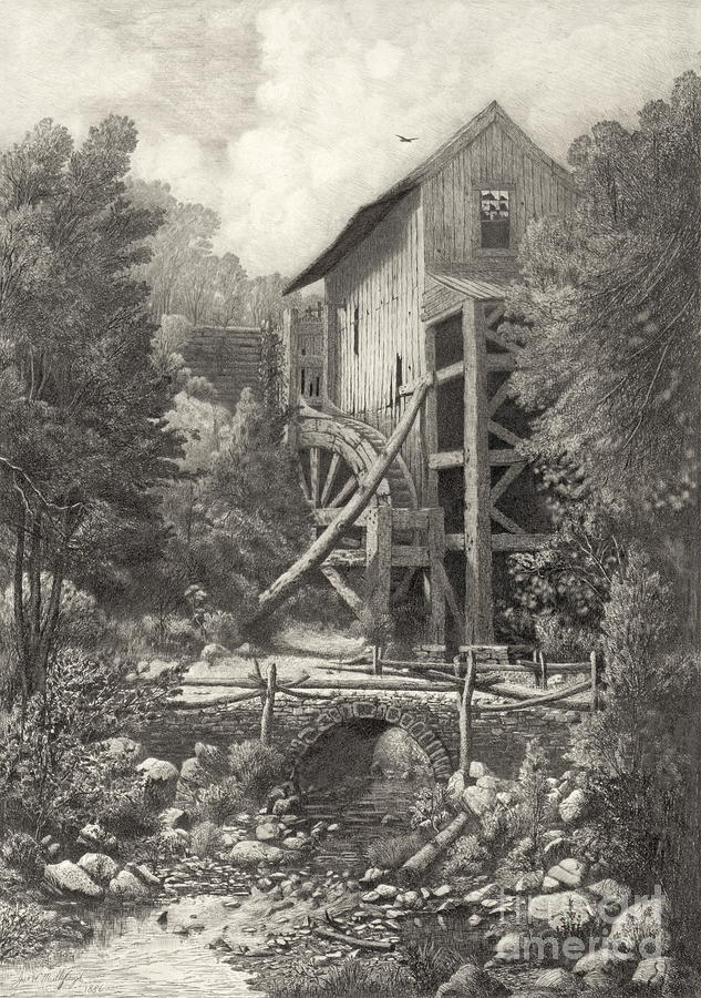 Ensinore Mill 1887 Photograph by Padre Art