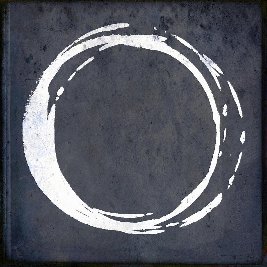 Enso No. 107 Blue Painting