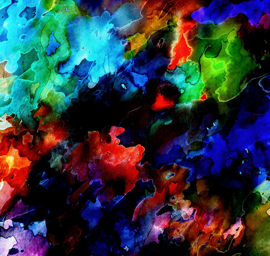Entangled Colour Painting by Jo-Anne Gazo-McKim