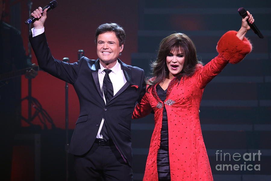 Musician Photograph - Donny and Marie Osmond  by Concert Photos